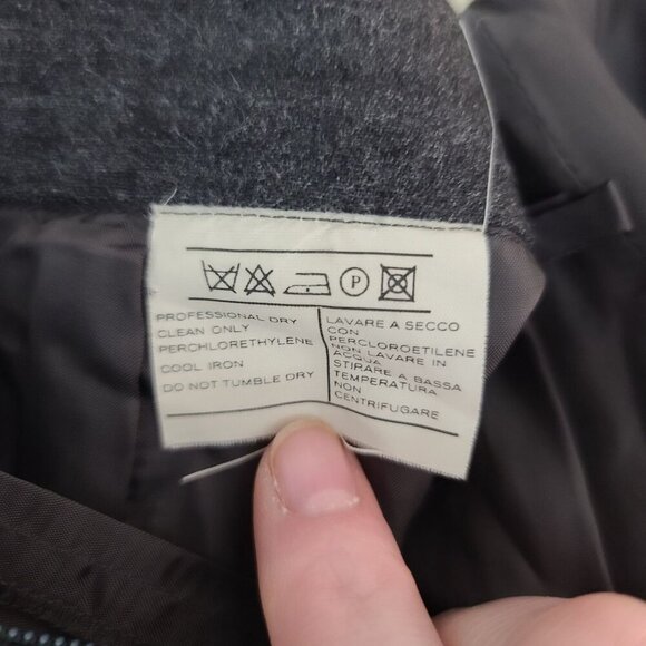 Salvatore Ferragamo Vintage Dead Stock with Tags‎ Wool Pencil Skirt Gray Size 10 - Picture 12 of 12